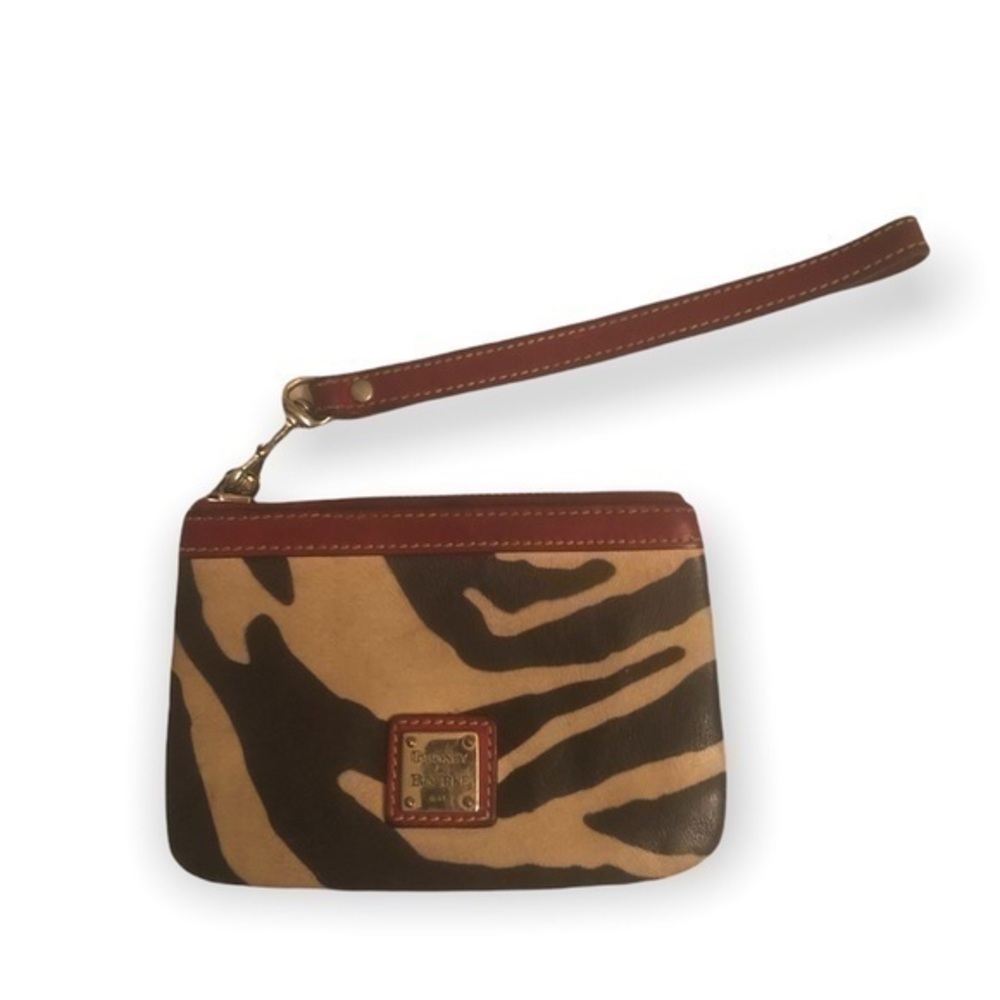 DOONEY and bourke vintage zebra wristlet